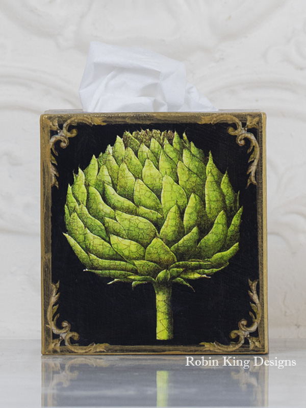 Artichoke Tissue Box Cover